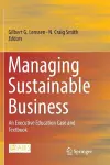 Managing Sustainable Business cover