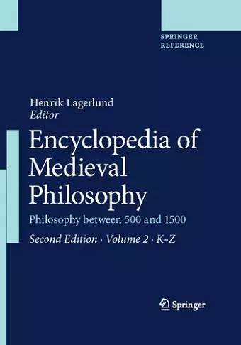 Encyclopedia of Medieval Philosophy cover