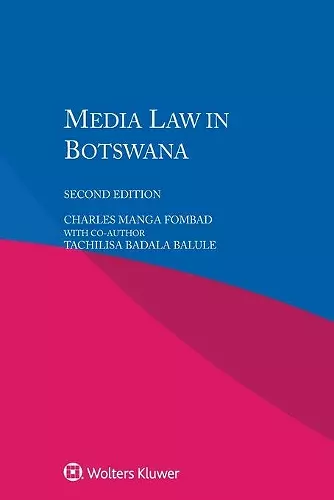 Media Law in Botswana cover