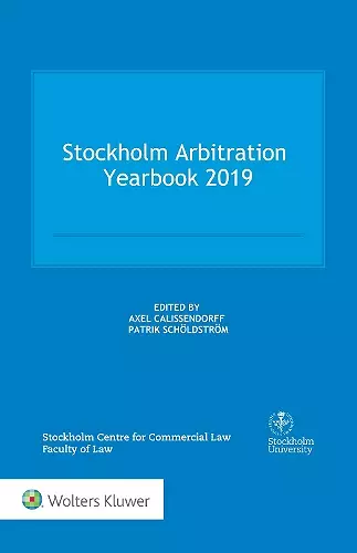 Stockholm Arbitration Yearbook 2019 cover