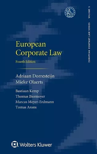 European Corporate Law cover