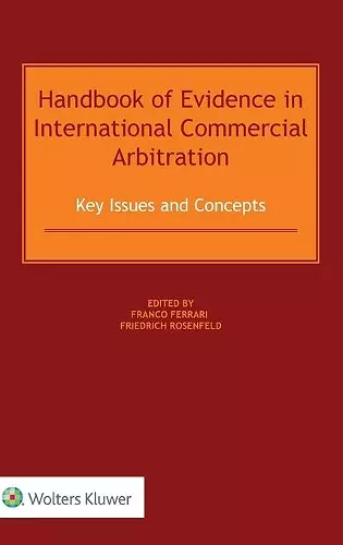 Handbook of Evidence in International Commercial Arbitration cover