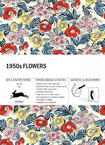 1950s Flowers: Gift & Creative Paper Book Vol 108 cover