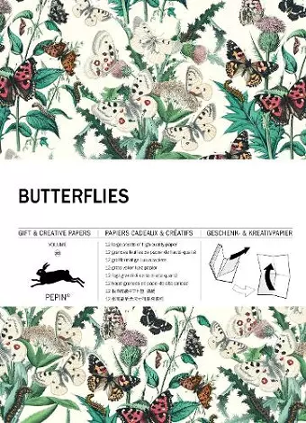 Butterflies: Gift & Creative Paper Book Vol 109 cover