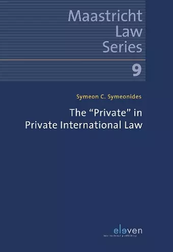 The “Private” in Private International Law cover