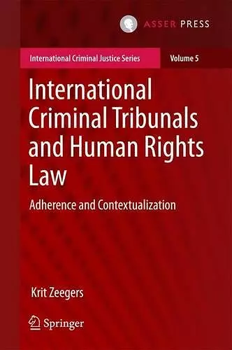 International Criminal Tribunals and Human Rights Law cover