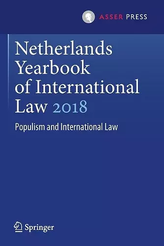 Netherlands Yearbook of International Law 2018 cover