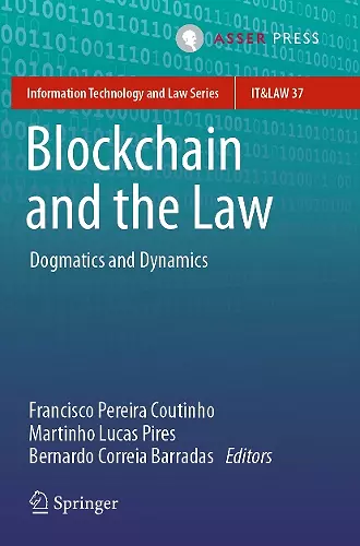 Blockchain and the Law cover