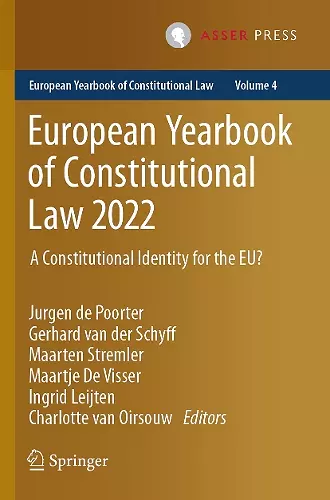 European Yearbook of Constitutional Law 2022 cover