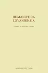 Humanistica Lovaniensia cover