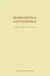 Humanistica Lovaniensia, Volume LXVI - 2017 cover