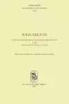 John Milton, Epistolarum Familiarium Liber Unus and Uncollected Letters cover