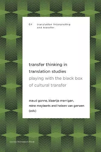 Transfer Thinking in Translation Studies cover