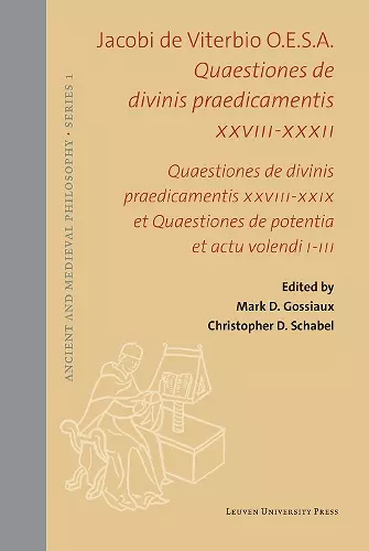 Quaestiones de divinis praedicamentis XXVIII-XXXII cover