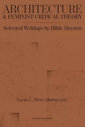 Architecture and Feminist Critical Theory cover