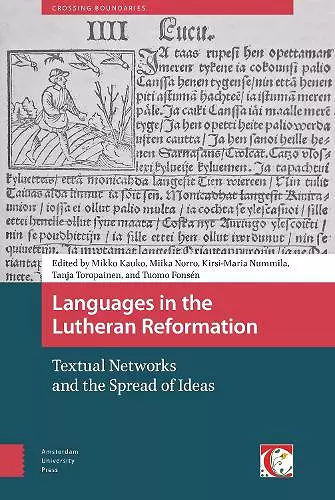 Languages in the Lutheran Reformation cover