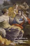Lyric Address in Dutch Literature, 1250-1800 cover