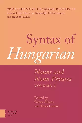 Syntax of Hungarian cover