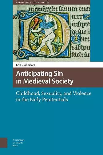 Anticipating Sin in Medieval Society cover