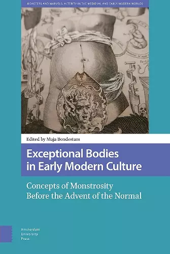 Exceptional Bodies in Early Modern Culture cover