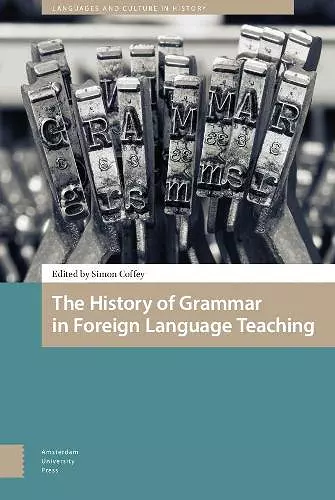 The History of Grammar in Foreign Language Teaching cover