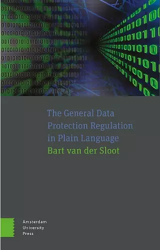 The General Data Protection Regulation in Plain Language cover