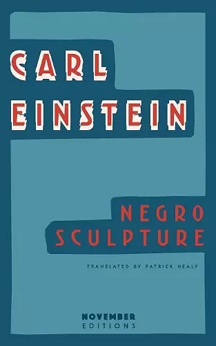 Negro Sculpture cover