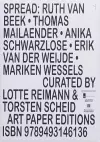 Spread: Ruth van Beek, Thomas Mailaender, Anika Schwarzlose, Erik van der Weijde, Mariken Wessels cover