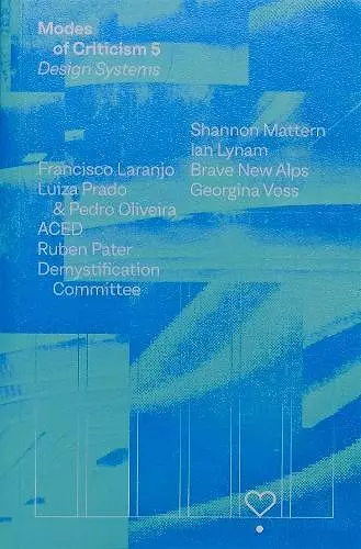 Modes of Criticism 5: Design Systems cover