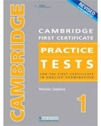 CAMBRIDGE FC PRACTICE TESTS 1REVIDED ED STUDENT BOOK cover