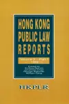 Hong Kong Public Law Reports V 3 Part 1 cover