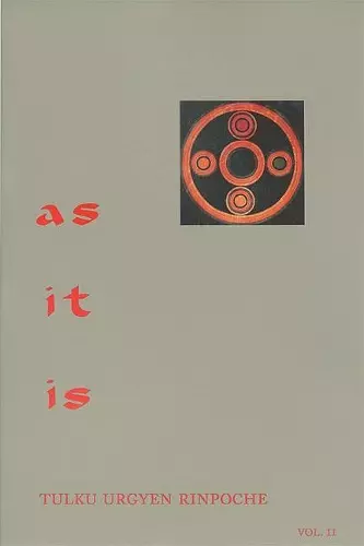 As It Is, Volume II cover