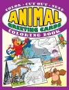 Animal Greeting Cards Coloring Book cover