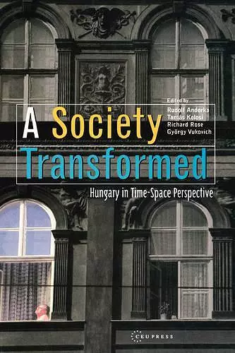 A Society Transformed cover