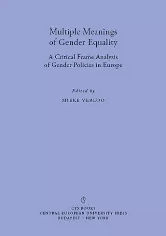 Multiple Meanings of Gender Equality cover