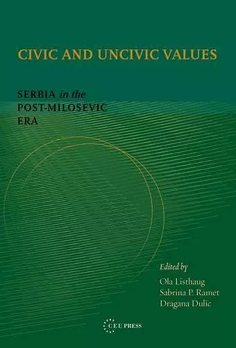 Civic and Uncivic Values cover