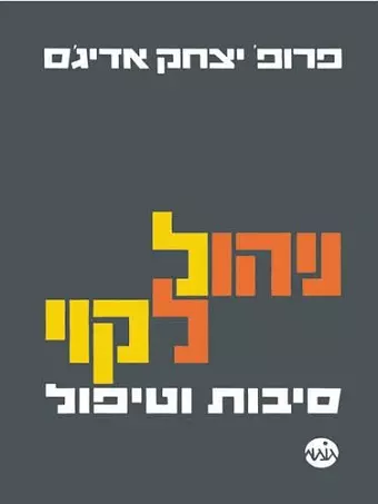 How To Solve The Mismanagement Crisis - Hebrew edition cover