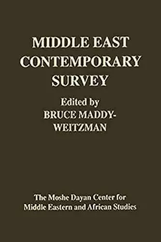 Middle East Contemporary Survey Vol XXIV cover