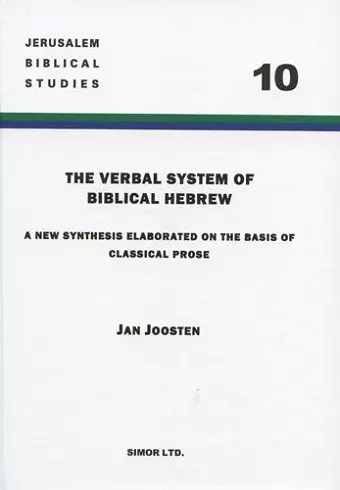 The Verbal System of Biblical Hebrew cover