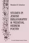 Studies In Jewish Bibliography and Medieval Hebrew Poetry cover