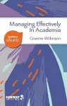 Managing Effectively in Academia cover