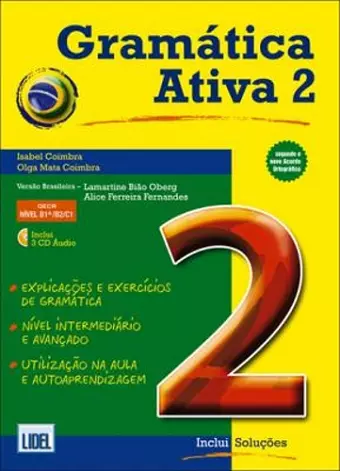 Gramatica Ativa 2 - Brazilian Portuguese course - with audio download cover