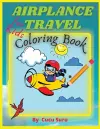 Airplane Travel Coloring Book for Kids cover