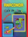 Anaconda Coloring Book for Kids cover