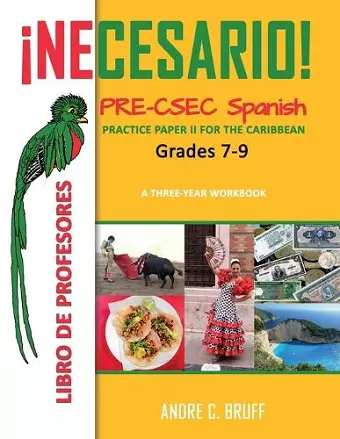 ¡Necesario! Pre-CSEC Spanish Grades 7-9 Practice Paper II for the Caribbean A Three-Year Workbook cover