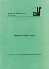 Alif: Journal of Comparative Poetics, no. 23 cover