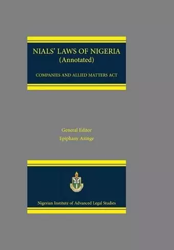 NIALS Laws of Nigeria. Companies and Allied Matters Act cover