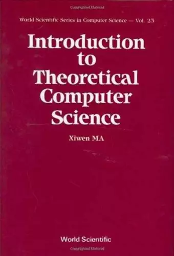 Introduction To Theoretical Computer Science cover