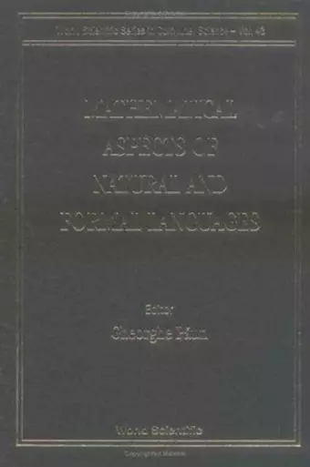 Mathematical Aspects Of Natural And Formal Languages cover