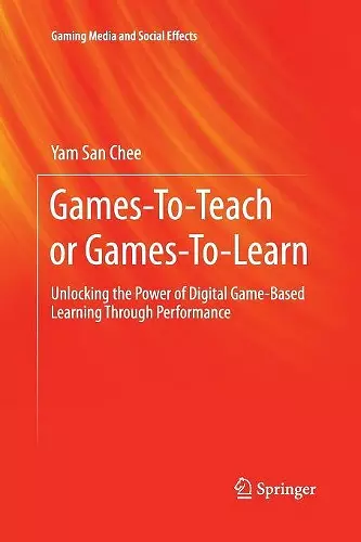 Games-To-Teach or Games-To-Learn cover